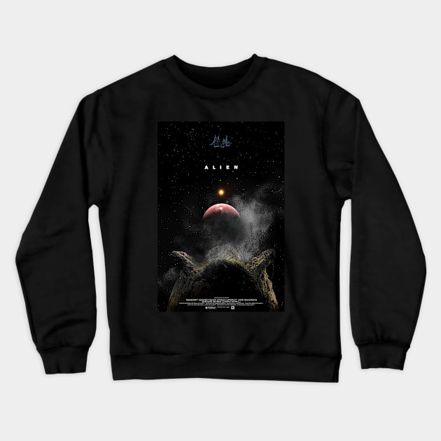 Alien Crewneck Sweatshirt by edgarascensao